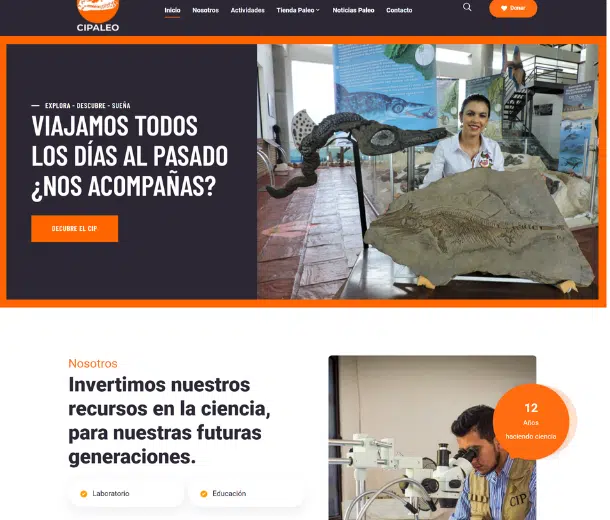 Diseño de páginas web para museos